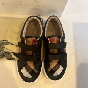 Authentic Burberry shoes for boys or girls in mint condition